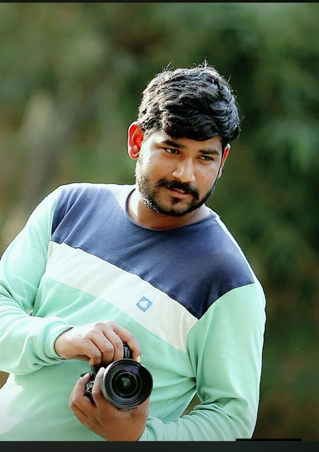 Krishna with his camera